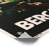 Bergamo Italien Vintage Travel Poster (Ecke)