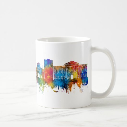 Bergamo Italy Skyline Kaffeetasse (Rechts)
