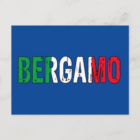 Bergamo Postkarte (Vorderseite)