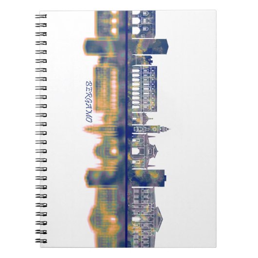 Bergamo Skyline Notizblock (Vorderseite)