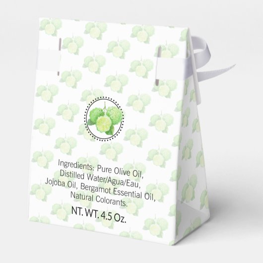 Bergamot Citrus | Homemedade Bath & Body Box Geschenkschachtel (Rückseite)