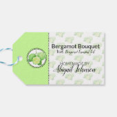 Bergamot Homemade Bath & Body Geschenkanhänger (Rückseite Horizontal)