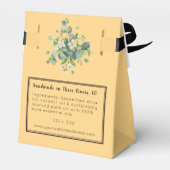 Bergamot und Jasmine Handmade Soap Favor Box Geschenkschachtel (Rückseite)