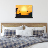 Bergamottenbucht Leinwanddruck (Insitu (Schlafzimmer))