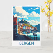 Bergan 1 karte (Gelbe Blume)