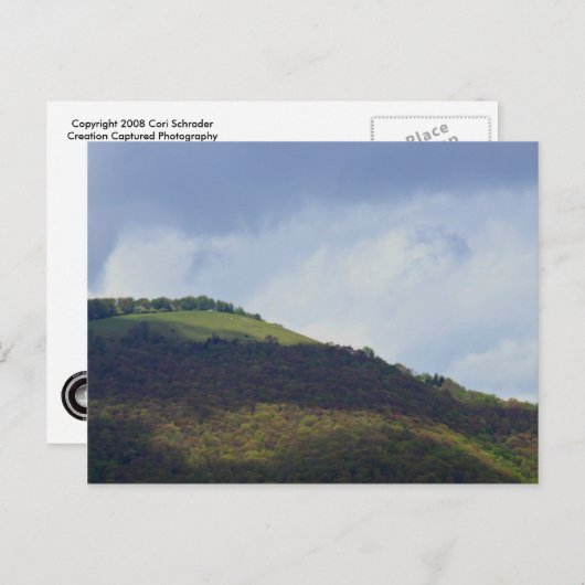 Bergansicht Postkarte (Vorne/Hinten)