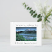 Bergansicht Postkarte (Stehend Vorderseite)