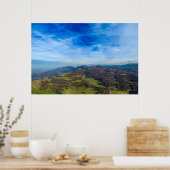 Bergansicht von Leonardo Poster (Küche)