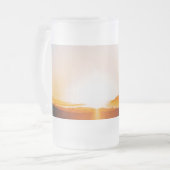 Bergaufgang Mattglas Bierglas (Vorderseite Links)