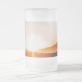 Bergaufgang Mattglas Bierglas (Mittel)