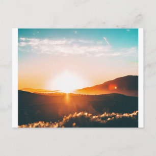 Bergaufgang Postkarte