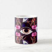 Bergauge. Abstraktes Muster Kaffeetasse (Mittel)