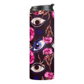 Bergauge. Abstraktes Muster Thermosbecher (Nach links gedreht)