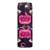 Bergauge. Abstraktes Muster Thermosbecher (Rückseite)