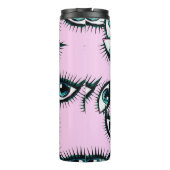 Bergauge. Abstraktes Symbol. Thermosbecher (Rückseite)