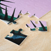 Bergaugen Abstraktes Ikonisches Design Puzzle (Seite)
