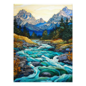 Bergbach Fotodruck (Vorne)