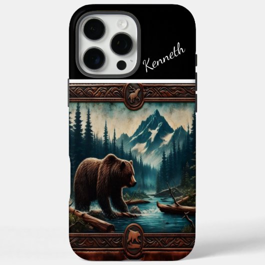 Bergbach Grizzly Case-Mate iPhone Hülle (Rückseite)