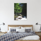 Bergbach Leinwanddruck (Insitu (Schlafzimmer))