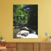 Bergbach Leinwanddruck (Insitu (Wohnzimmer))