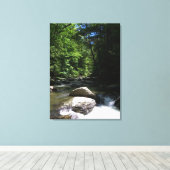 Bergbach Leinwanddruck (Insitu (Holzboden))