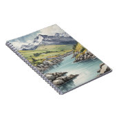 Bergbach | Notebook-Journal Notizblock (Rechte Seite)