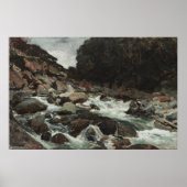Bergbach, Otira Gorge (1893) Poster (Vorne)