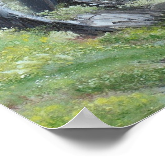 Bergbach Poster (Ecke)