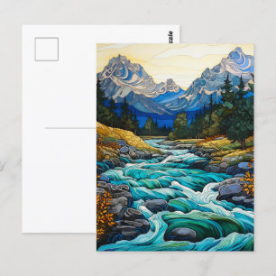 Bergbach Postkarte