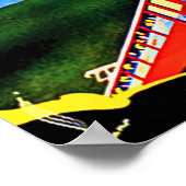 Bergbahn Rigi, Schweiz, Jahrgangsreise Poster (Ecke)