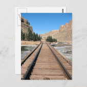 Bergbahn Trestle Postkarte (Vorne/Hinten)