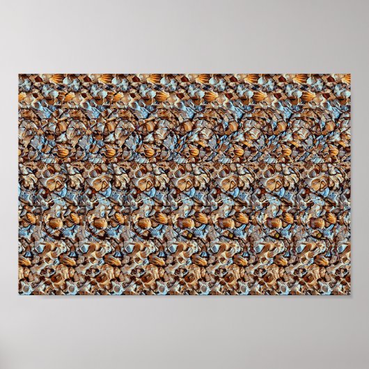 Bergbahn - versteckter 3D-Druck Poster (Vorne)