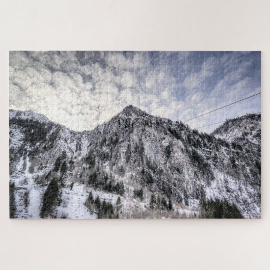 Bergbahnen Snowy View Puzzle (Horizontal)