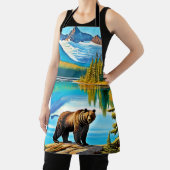 Bergbär: Der See Reflektion Kunst, Dichtung und Mu Schürze (InSitu)