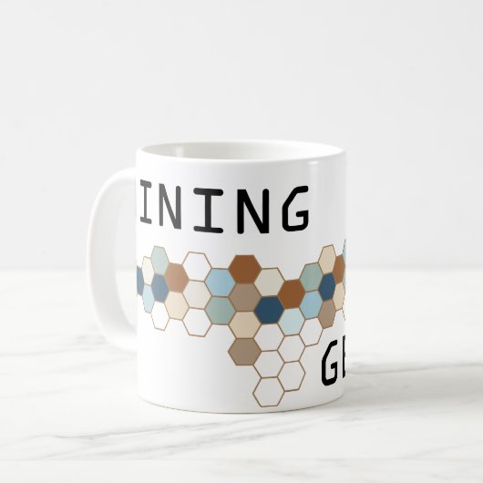 Bergbau-Genie Kaffeetasse (Vorderseite Links)