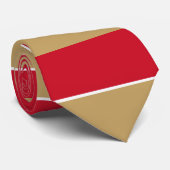 Bergbau-Gold mit dem Blut Horizontal-Gestreift Krawatte (Gerollt)