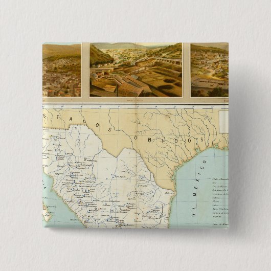 Bergbau in Mexiko Button (Vorderseite)