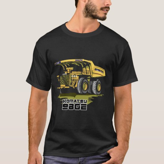 Bergbau Komatsu 980E T-Shirt (Vorderseite)