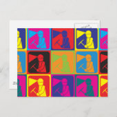 Bergbau Pop Art Postkarte (Vorne/Hinten)