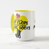 BERGBAU-STIEFEL TASSE (Vorderseite Links)