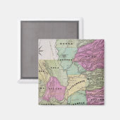 Bergbaubezirk Kalifornien Magnet (Vorderseite/Rückseite)
