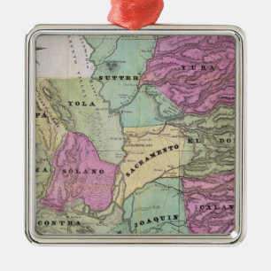 Bergbaubezirk Kalifornien Ornament Aus Metall