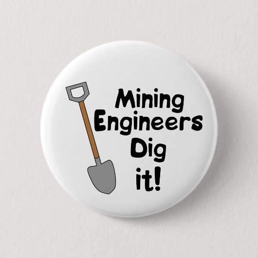 Bergbauingenieure graben es button (Vorderseite)