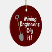 Bergbauingenieure tanzen es keramik ornament (Rechts)