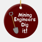 Bergbauingenieure tanzen es keramik ornament (Hinten)