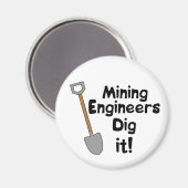 Bergbauingenieure tanzen es magnet (Vorderseite/Rückseite)