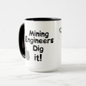 Bergbauingenieure tanzen es tasse (Vorderseite Links)