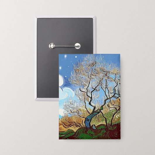 BERGBAUM BUTTON (Vorderseite/Rückseite)