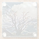 BERGBAUM GLASUNTERSETZER (Rückseite)