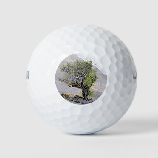 BERGBAUM GOLFBALL (Vorderseite)